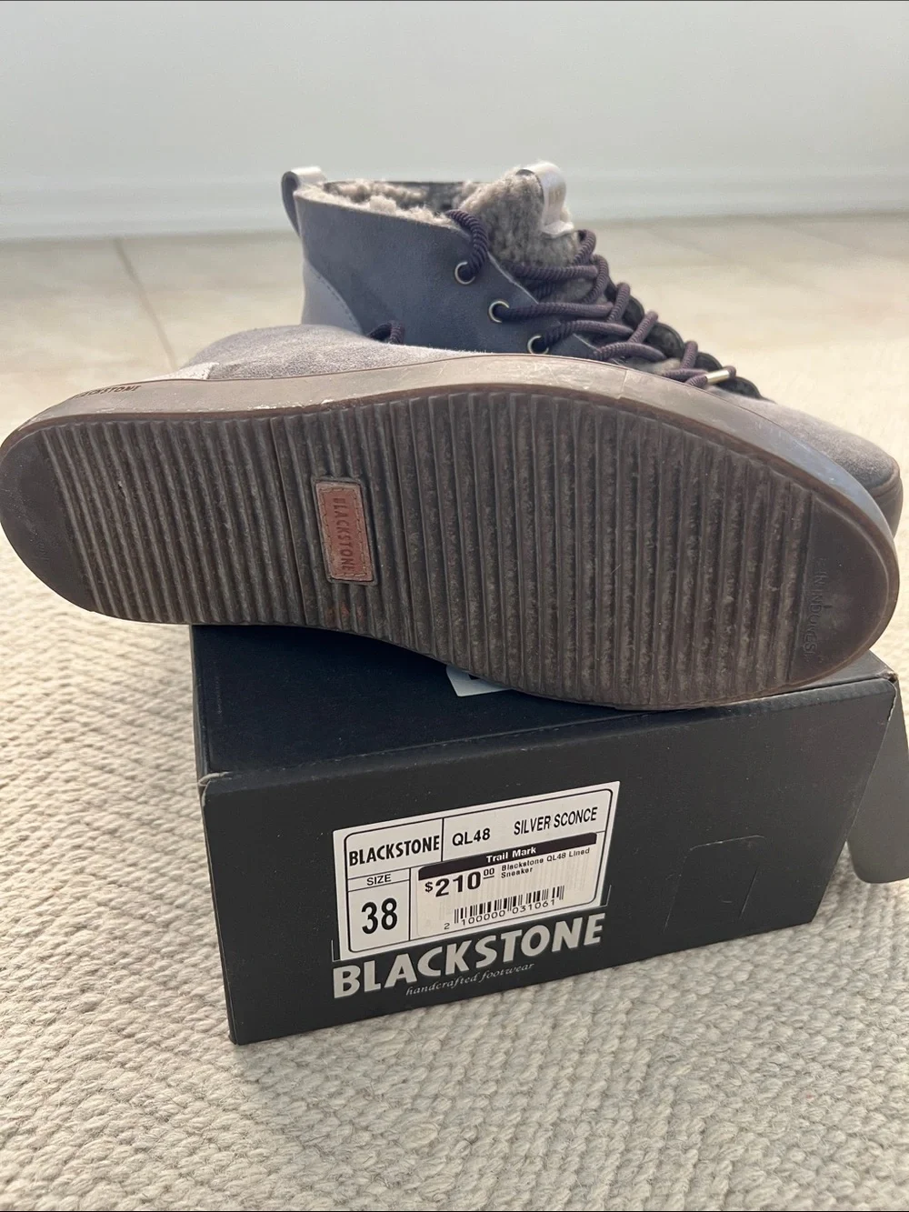 Blackstone Lined Sneaker